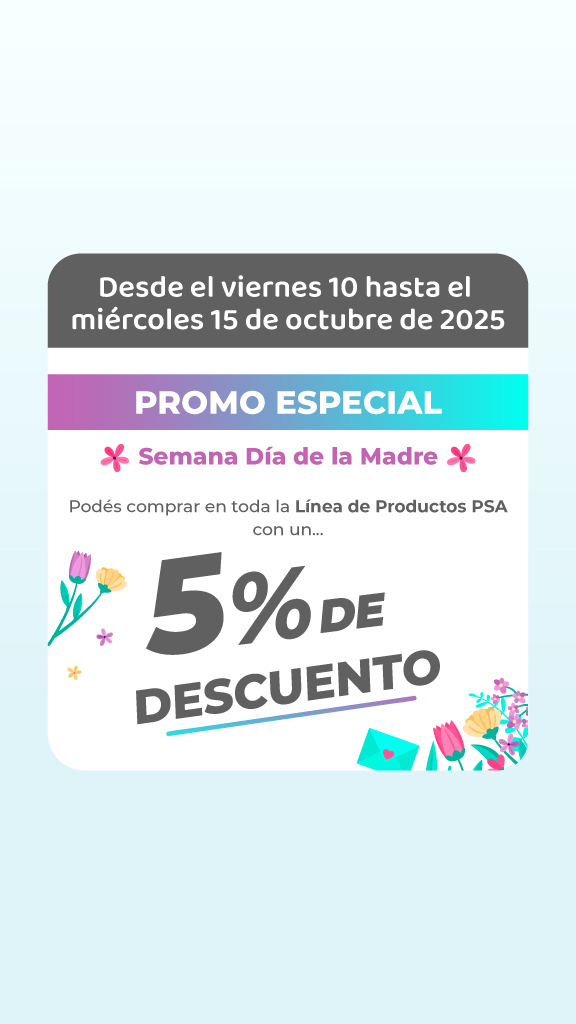 Promoción Especial - 5 % de descuento
